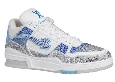 lv shoes with diamonds|louis vuitton lv sneakers.